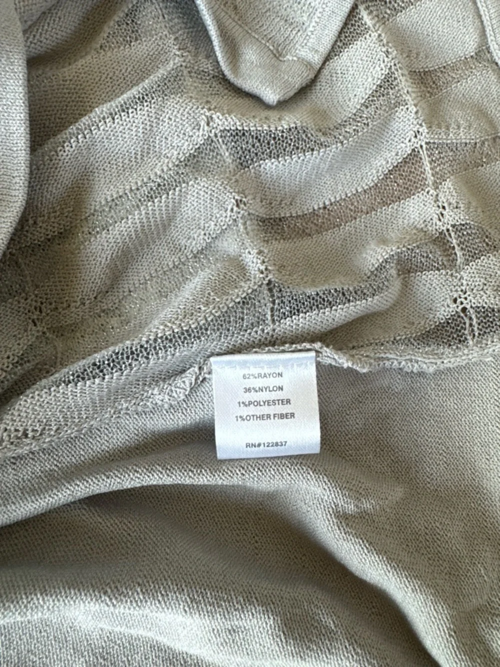 Y2K Ava Light Gray Open Knit Tie-Waist Cardigan